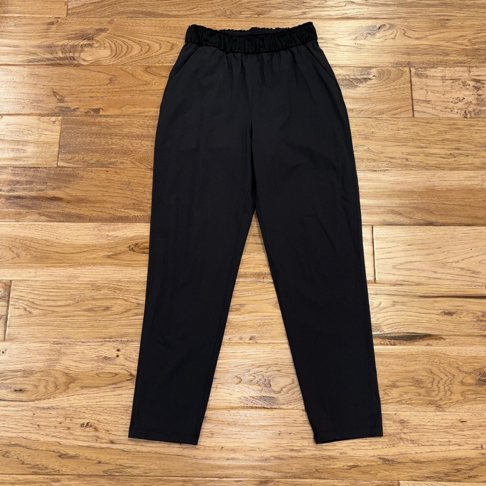 Lululemon Keep Moving Stretch High Rise Pant Black W5CRBS Women's Size 4 Nulu